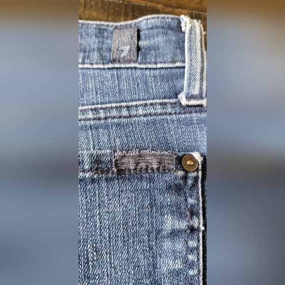 Women's 7 For All Mankind Medium Blue Roxanne Ankle Jeans Size 30 - Picture 6 of 9